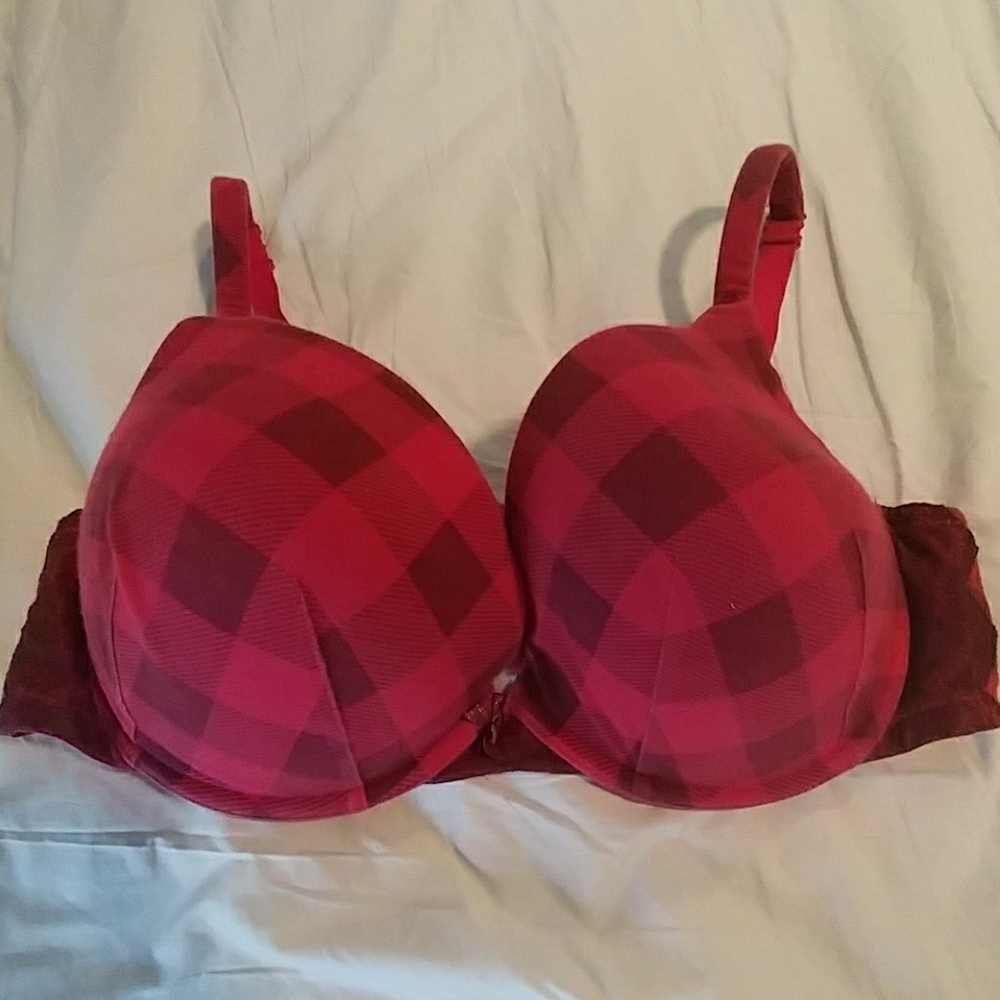 Plaid Cacique Bra